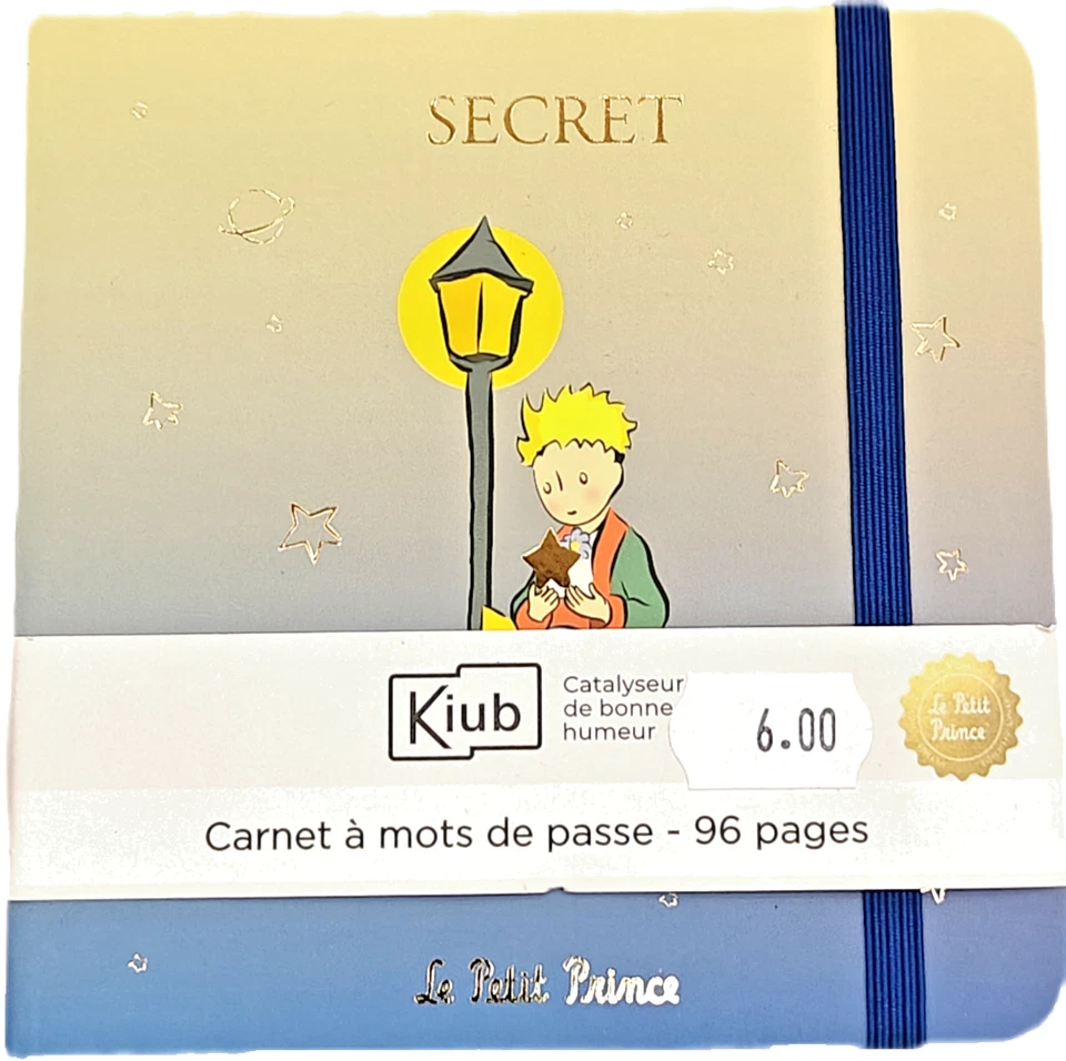 Carnet à mots de passe SECRET Le Petit Prince - Photo 1/1