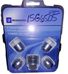 GM Goodwrench Wheel Lock Set  Buick Cadillac Chevrolet 1998-2003 #12498076 - Picture 1 of 4