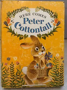 Here Comes Peter Cottontail - Random House Hardcover 1961 Easter - Foto 1 di 8