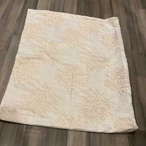 Waterford Fine Linens TIMBER Bone Brown Metallic Tablecloth 70 x 84 - Picture 1 of 8