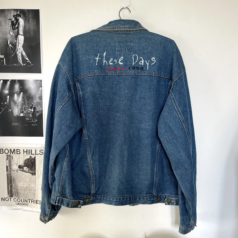 BON JOVI These Days 1996 Tour Japan- Denim Jacket- Extremely Rare Vintage  Foto 1 de 4