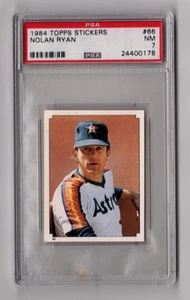 NOLAN RYAN 1984 TOPPS STICKERS #66 PSA 7 Near Mint Houston Astros - Picture 1 of 2