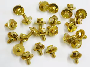 Honda Body Bolts- M6-1.0 x 16mm Long- 10mm Hex- 19mm Washer- 20 bolts - Bild 1 von 1