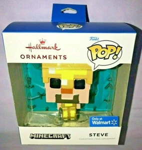 Funko POP HALLMARK ORNAMENT STEVE MINECRAFT  **NEW EXCLUSIVE** - Picture 1 of 9