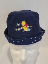 Disney Winnie The Pooh Blue Bucket Hat Kids Cap 