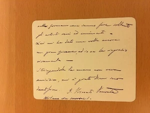 Lettera autografa di Emilio Visconti Venosta - Picture 1 of 1