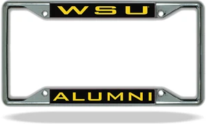 Marco de placa de matrícula de ex alumnos de Wichita State WSU - Imagen 1 de 1