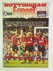 1994/95 NOTTINGHAM FOREST V SHEFFIELD WEDNESDAY 10-09-1994 PREMIER LEAGUE - Picture 1 of 1