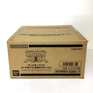 UNION ARENA Booster Pack CODE GEASS Lelouch of the Rebellion UA01BT Sealed Case - Picture 1 of 4