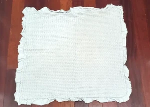 INUP Home Light Gray Matelasse Euro Pillow Shams Ruffle 26 x 26 Cottage Set Of 2 - Picture 1 of 7