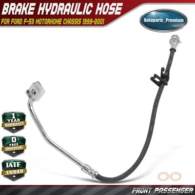 Manguera hidráulica de freno de pasajero delantero para chasis de autocaravana Ford F-53 1999-2001 Foto 1 de 4
