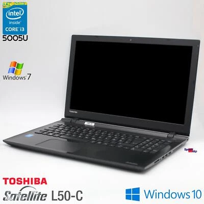 Toshiba Satellite L50-C 15.6" HD Intel Core I3 5050U 256GB SSD 8GB Windows 10 - Image 1 of 4