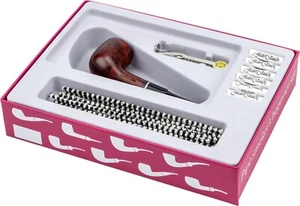 Juego de inicio de pipa JEAN CLAUDE; pipa recta, cubiertos, limpiador y filtro - Imagen 1 de 2