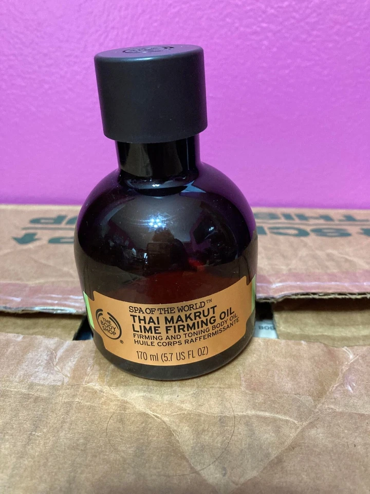 DESCONTINUADO Nuevo THE BODY SHOP Spa DEL MUNDO Aceite Reafirmante de Lima Makrut Tailandés Foto 1 de 1