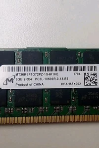 64GB (8x8GB) Micron MT36KSF1G72PZ-1G4M1HE 8GB 2RX4 PC3L 10600R RAM Memory - Picture 1 of 1