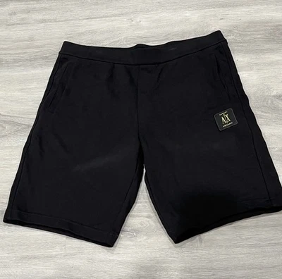 ARMANI EXCHANGE Cotton Sweat Trousers Shorts Black Men’s Size L Retail $120 - Image 1 of 4