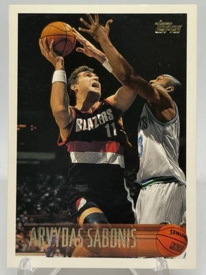 Arvydas Sabonis 1996-97 Topps #38 Portland Trail Blazers - Image 1 of 2
