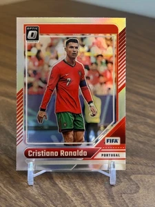 Cristiano Ronaldo 2024 2024-25 Panini Donruss FIFA #115 Optic Holo Prizm - Picture 1 of 2