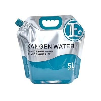 5 X Bolsas de Agua Kangen Plegable Plástico Contenedor de Agua 5L Nuevo Diseño Resistente Foto 1 de 4