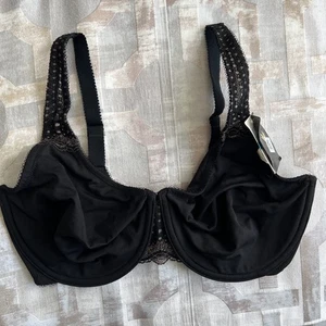 Ladies Wacoal Bra 36DDD Style 851211 Black  - Picture 1 of 6