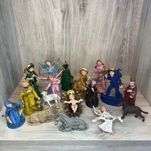 Set statuine presepe natalizio Fontanini plastica Italia - Foto 1 di 20