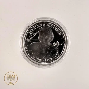 E&M Silbermedaille ''Marlene Dietrich'' 16,5gr. #11-14 - Bild 1 von 2
