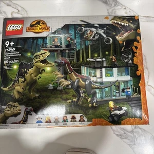 Lego Jurassic Park 76949 Giganotosaurus & Therizinosaurus Angriff Box beschädigt Neu - Bild 1 von 9
