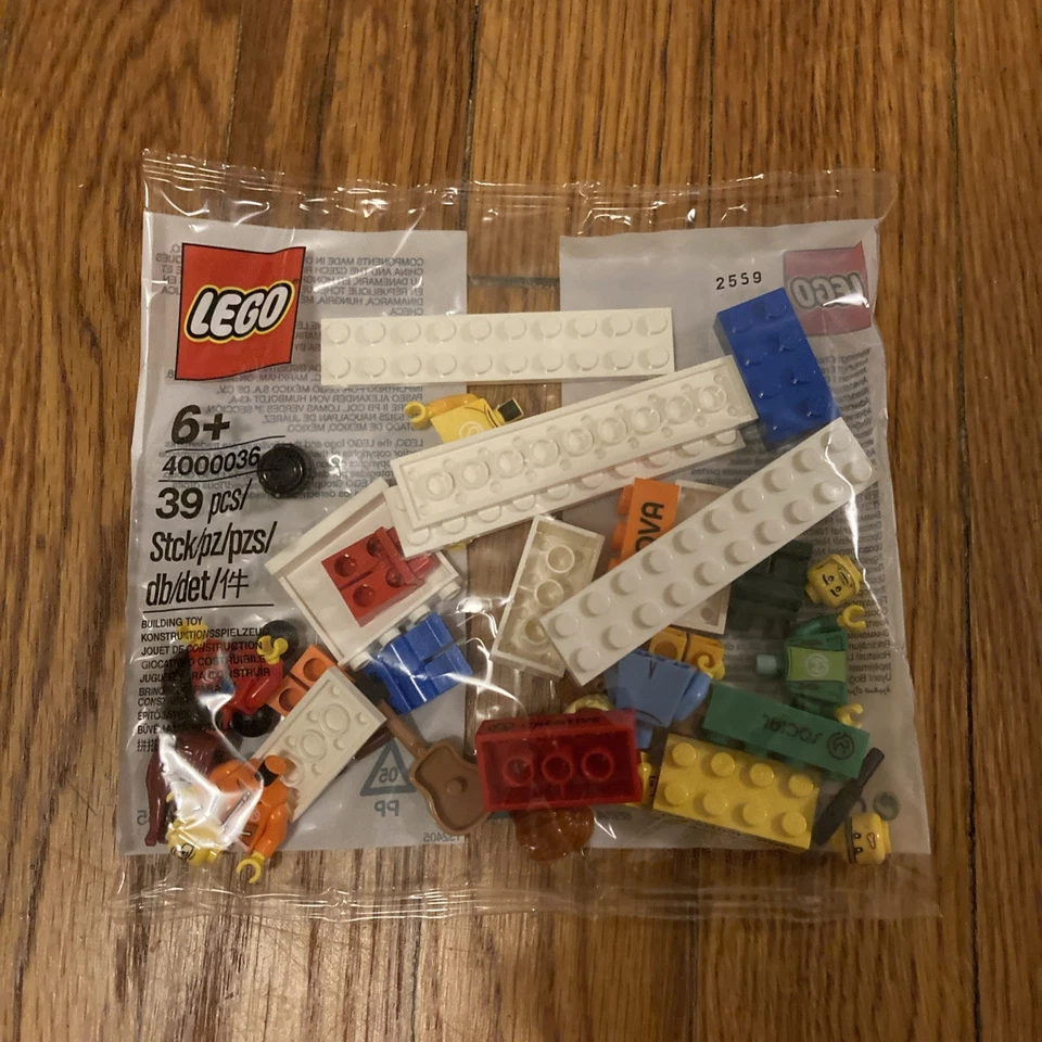 LEGO 4000036 Playday LEGO сотрудник эксклюзивный играть день (39 шт.) полиэтиленовый пакет - новый - Изображение 1 из 4