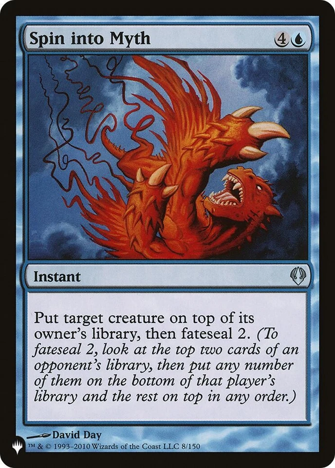 Spin into Myth 8/150 NM Normal The List Reprints MTG EN - Image 1 of 1