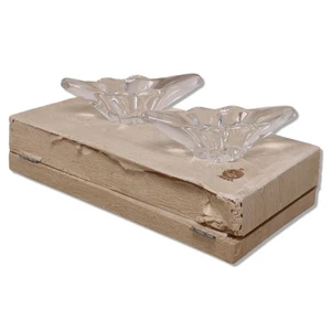 Cristal de Sevres Kristall offene Salzkeller 2 Stück in Box Cristalleries de Sevres  - Bild 1 von 7