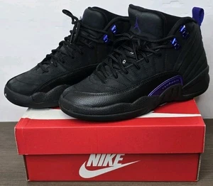 Taglia 4Y - Jordan 12 Retro Dark Concord 2020 CT8013-005 scarpe bambino usate pochissimo - Foto 1 di 12