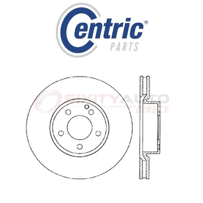 Centric C-TEK Disc Brake Rotor for 2008-2016 Mercedes-Benz C350 3.5L V6 - to Foto 1 de 4