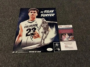 Foto firmada por Tristan Da Silva 8x10 Jsa Orlando Magic Colorado Buffalos - Imagen 1 de 1