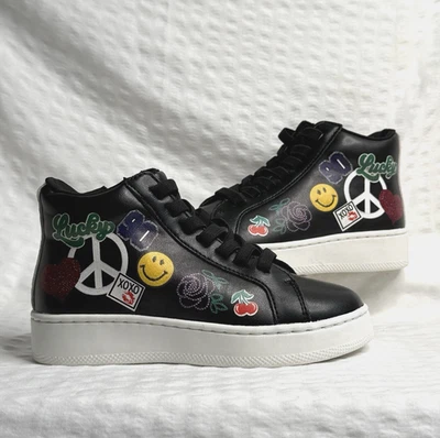 Steve Madden Niñas Beta Moda Tenis Con Diseño de Parche Talla 9, 10 Niños Zapatos Foto 1 de 4