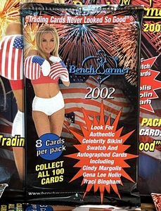 2002 BENCH WARMER (Series 1) PACK 8 Cards Auto / Bikini Swatch? ADULTS ONLY! OVP - Picture 1 of 24
