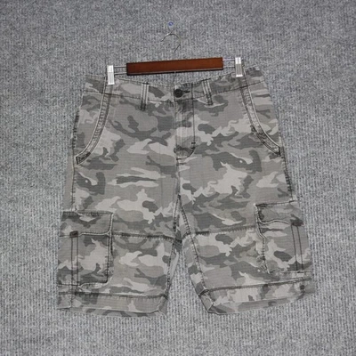 Pantalones Cortos Carga Y2K Urban Pipeline Para Hombres 30 Gris Camuflaje Utilidad Aire Libre Trabajo Informal Foto 1 de 4