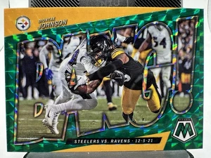 2022 Panini Mosaic #B-6 Diontae Johnson Bang! Mosaic Green Pittsburgh Steelers - Picture 1 of 4