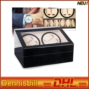 Caricatore automatico 4+6 orologi legno carica orologi vetrina watch winder scatola orologi - Foto 1 di 12