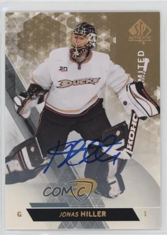 2013-14 SP Authentic Limited Auto Jonas Hiller #99 Auto - Image 1 of 2