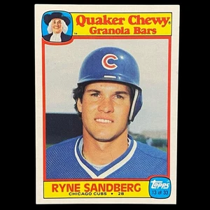 Quaker Granola #13 1986 Ryne Sandberg Chicago Cubs -- casi nuevo-como nuevo - Imagen 1 de 2
