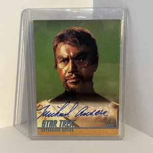 Star Trek TOS Season 3 Michael Ansara As Kang Autograph A72 - Picture 1 of 3