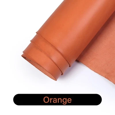 WUTA 2.2-3.0mm de espessura encerado grão integral couro bovino curtido vegetal 5 pés quadrados - Imagem 1 de 4