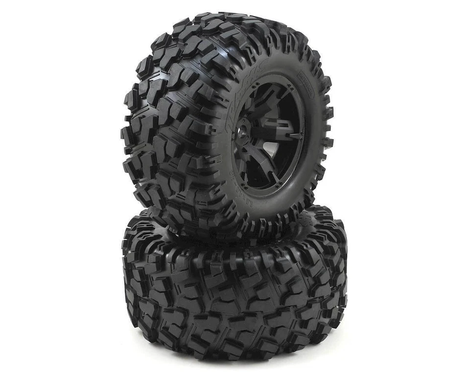 Traxxas X-Maxx/XRT Black Mounted 8S Tires & Wheels 7772X - Image 1 of 1