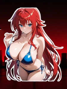 Anime Waifu Highschool DxD Rias Gremory 6" Vinyl Sticker - Picture 1 of 1