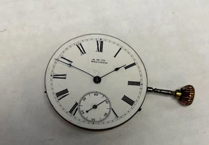 Waltham HILLSIDE Model 1884 14-Size 7-Jewel c 1889 Pocket Watch Movement RUNS! - Picture 1 of 4