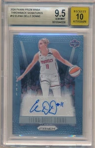 ELENA DELLE DONNE 2024 PANINI PRIZM WNBA AUTOGRAPH THROWBACK AUTO BGS 9.5 GEM 10 - Picture 1 of 2