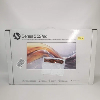 New HP 27" Inch 527SA FHD Display Monitor with Speakers 1920 X 1080 - Image 1 of 4