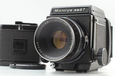 【Exc+5 w/ Film Back 2pcs】 Mamiya RB67 Pro + Sekor 127mm f3.8 Lens 120 from JAPAN - Image 1 of 4
