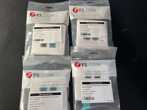 FS 4 port LC Duplex OM3/OM4 Multimode Fiber Optic Wall Plate - Afbeelding 1 van 2