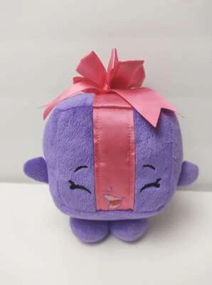 Peluche Shopkins 6" Miss Pressy púrpura regalo con lazo rosa súper suave Foto 1 de 4